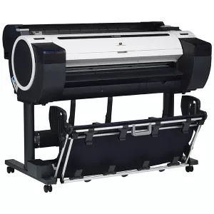 Canon iPF785 side with empty tray